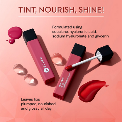 SUGAR Drop A Tint Lip Oil - 04 Roman Rose