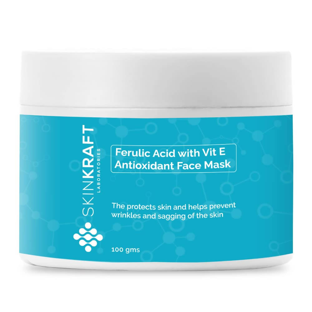SkinKraft Ferulic Acid With Vit E Antioxidant Facial Mask - DrMediCart