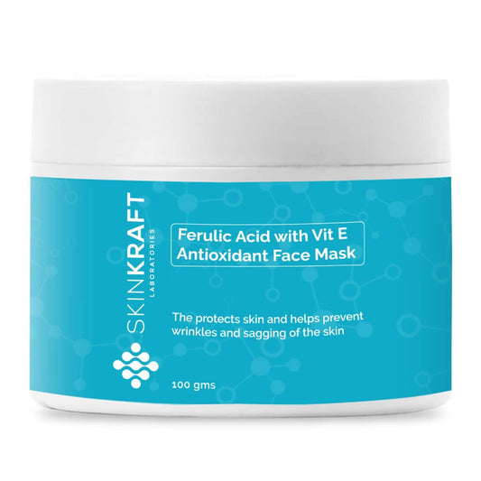 SkinKraft Ferulic Acid With Vit E Antioxidant Facial Mask - DrMediCart