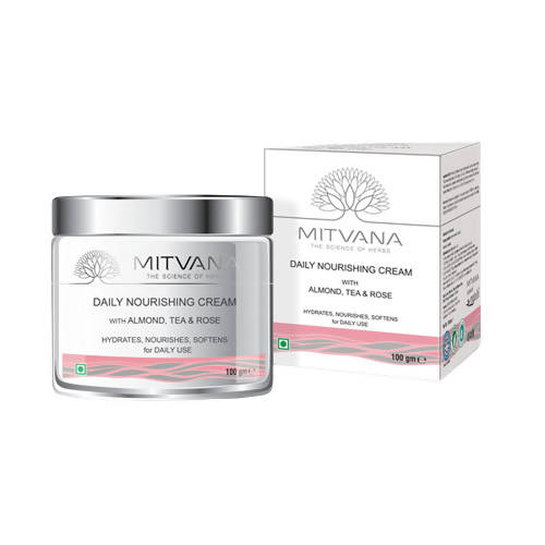 Mitvana Daily Nourishing Cream (with Almond, Tea & Rose)