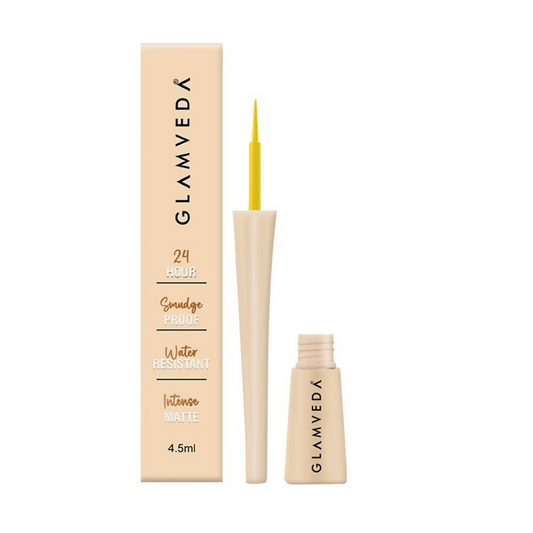 Glamveda Super Matte Liquid Intense Eyeliner - Yellow