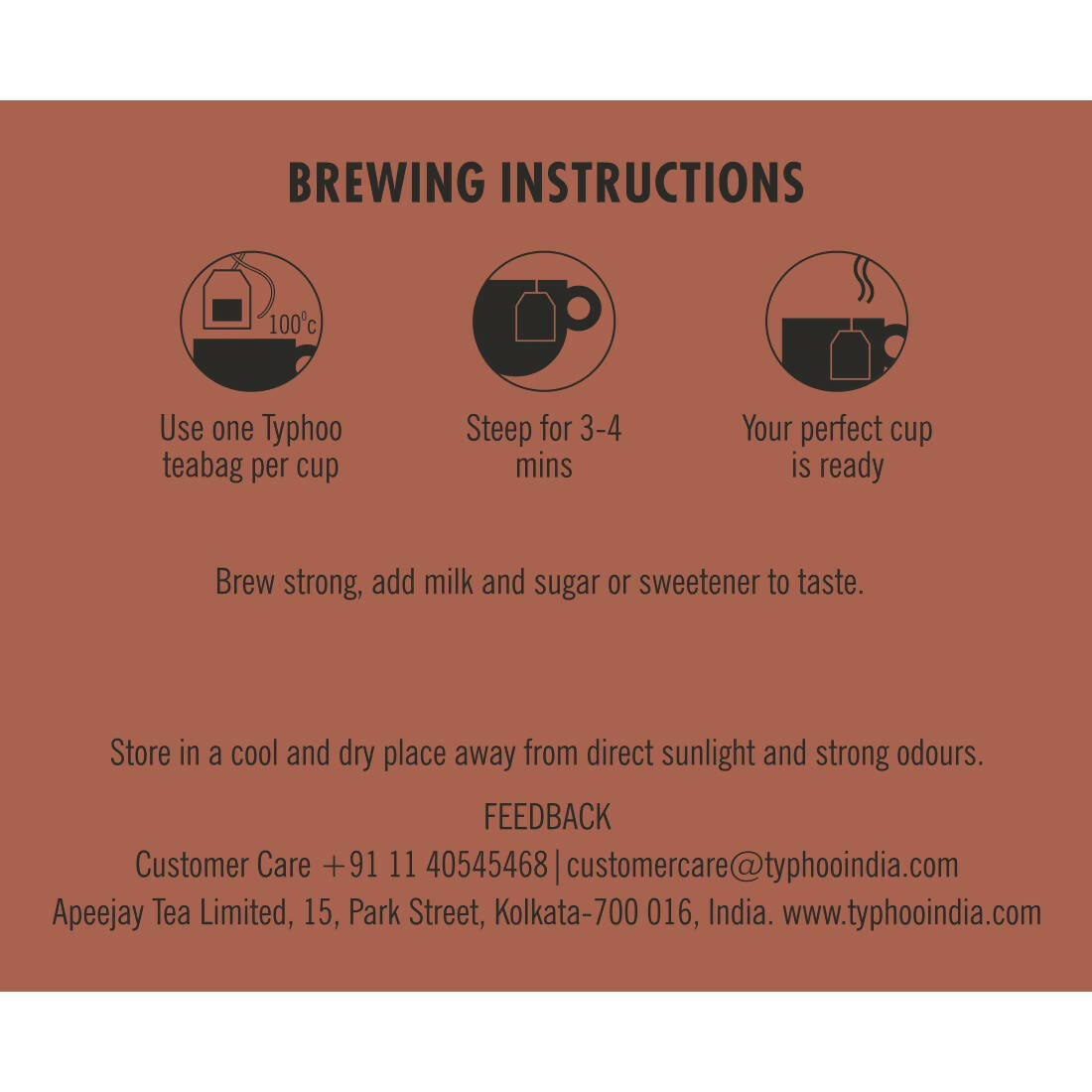 Typhoo Stimulating Adrak Chai Tea Bags