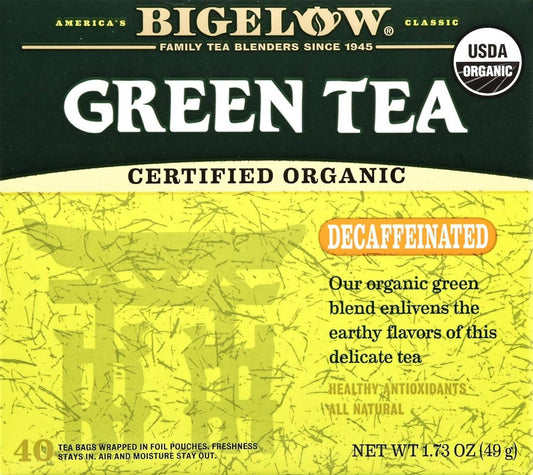 Buy Bigelow DeCafeeinated Organic Green Tea from DrMediCart, Ship from India to USA