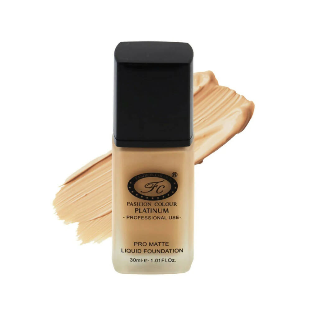 Fashion Colour Pro Matte Liquid Foundation-Sand (Banana Shade)