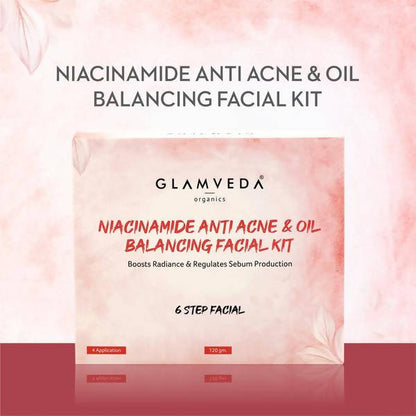 Glamveda Niacinamide Anti Acne Facial Kit