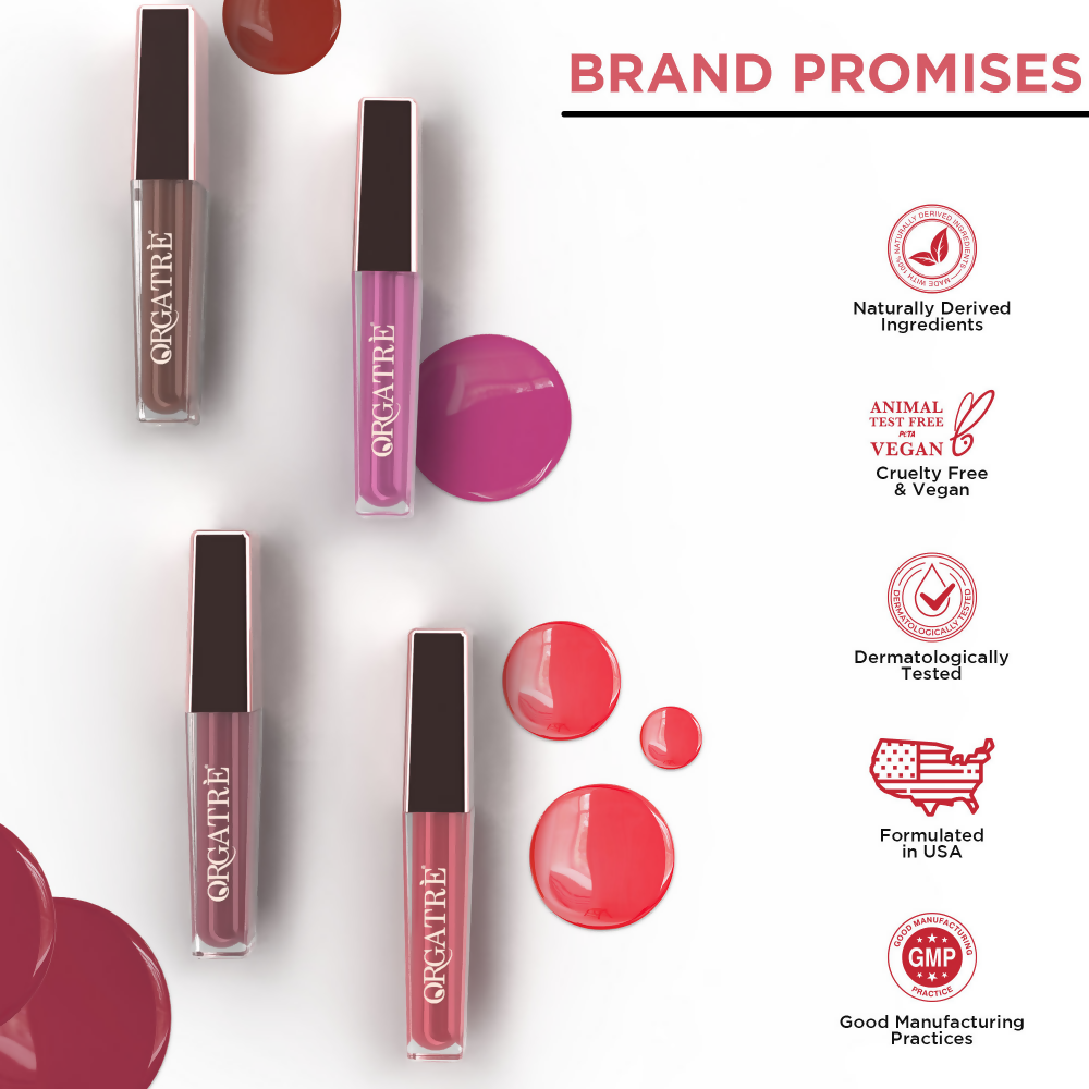 Orgatre MoodBliss Lip Gloss - Muted Violet