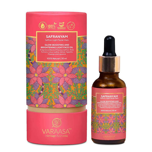 Varaasa Safranyam Saffron-Light Facial-Halo - Face Oil - DrMediCart