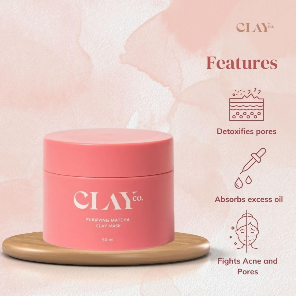 Clayco Purifying Matcha Clay Face Mask