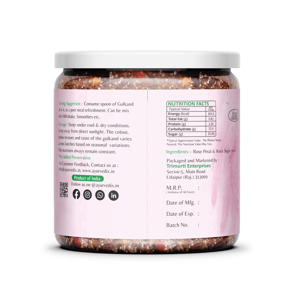 Ayurvedix Premium Gulkand (Rose Petal Jam)