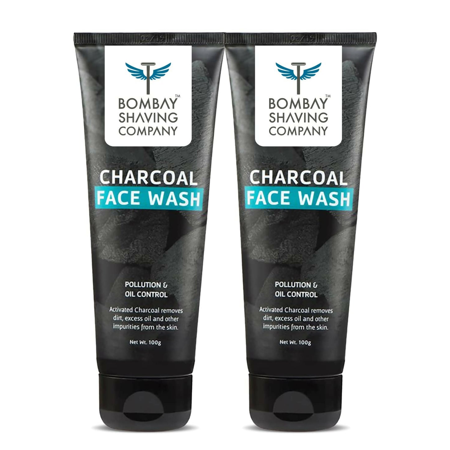Bombay Shaving Company Charcoal Face Wash for Men Anti Pollution, Oil Control and Brightening