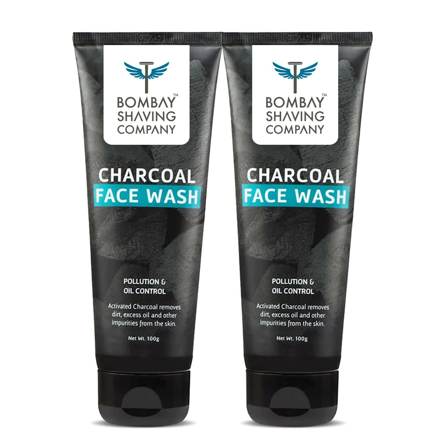 Bombay Shaving Company Charcoal Face Wash for Men Anti Pollution, Oil Control and Brightening