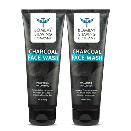 Bombay Shaving Company Charcoal Face Wash for Men Anti Pollution, Oil Control and Brightening
