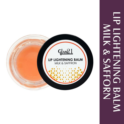 Glam21 Lip Balm In Milk & Saffron Flavour