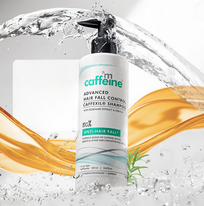 mCaffeine Advanced Hair Fall Control Caffexil Shampoo with Rosemary
