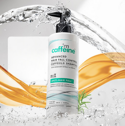 mCaffeine Advanced Hair Fall Control Caffexil Shampoo with Rosemary