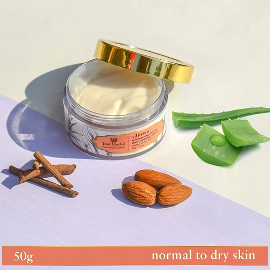 Buy Just Herbs Silkskin Indian Ginseng - Aloevera Moisturising Cream from DrMediCart, Ship from India to USA