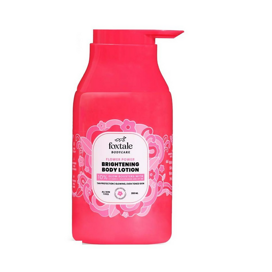 Foxtale Brightening Body Lotion SPF 30 With Niacinamide & Vitamin C Tan Protection & Glowing Skin