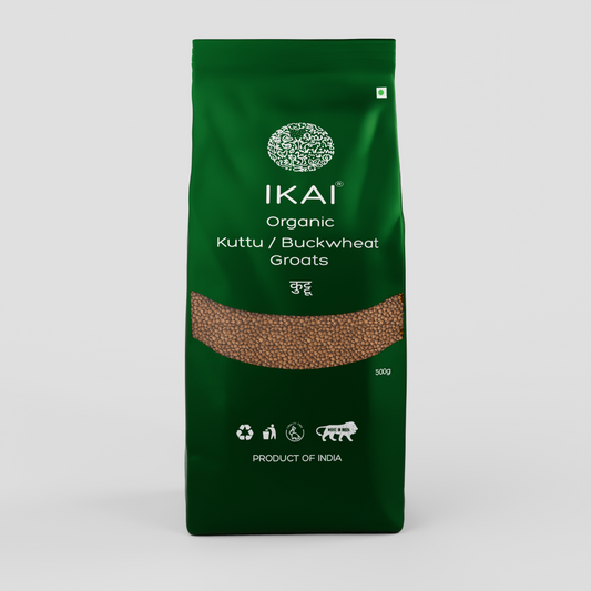 IKAI Organic Buckwheat Groats Kuttu