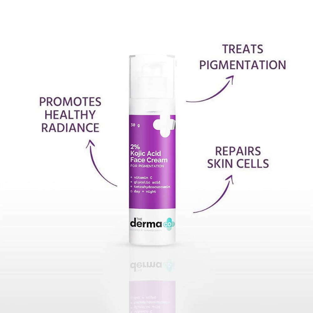 The Derma Co 2% Kojic Acid Face Cream for Pigmentation Removal - Drmedicart