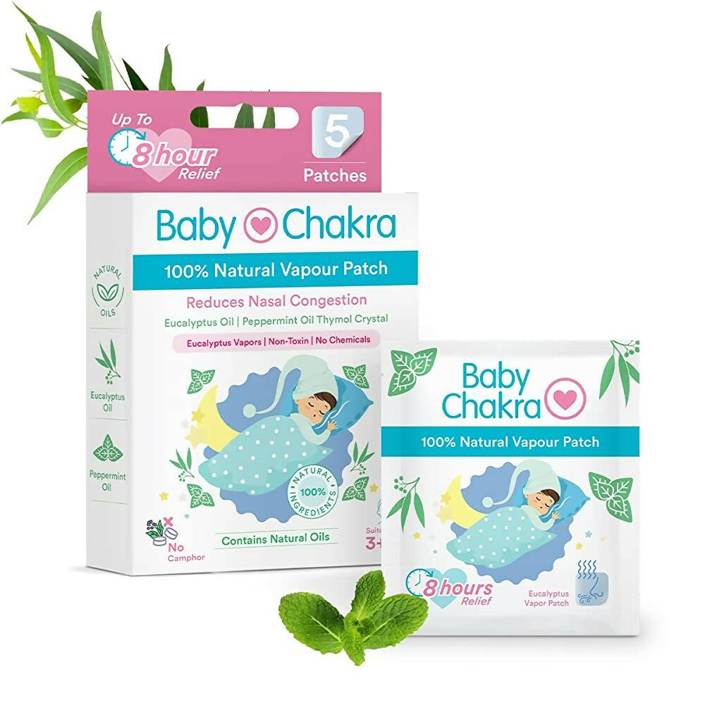 Buy BabyChakra 100% Natural Vapour Patches for Babies from DrMediCart, Ship from India to USA