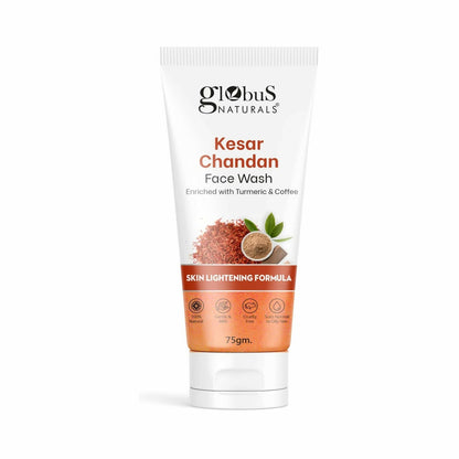 Globus Naturals Kesar Chandan Skin Lightening & Tan Removal Face wash