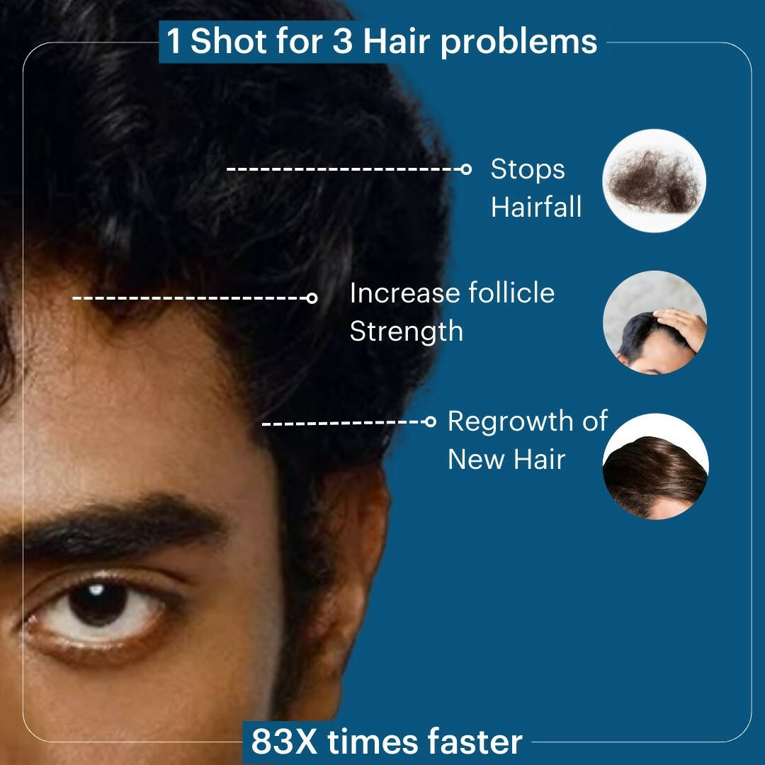 Laurik Hair Growth Supplement For Men For Anti Hair Fall And Strengthen Hair Follicle - Vanilla - DrMediCart