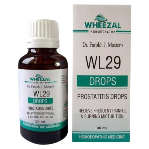 Buy Wheezal Homeopathy WL-29 Prostatitis Drops from DrMediCart, Ship from India to USA