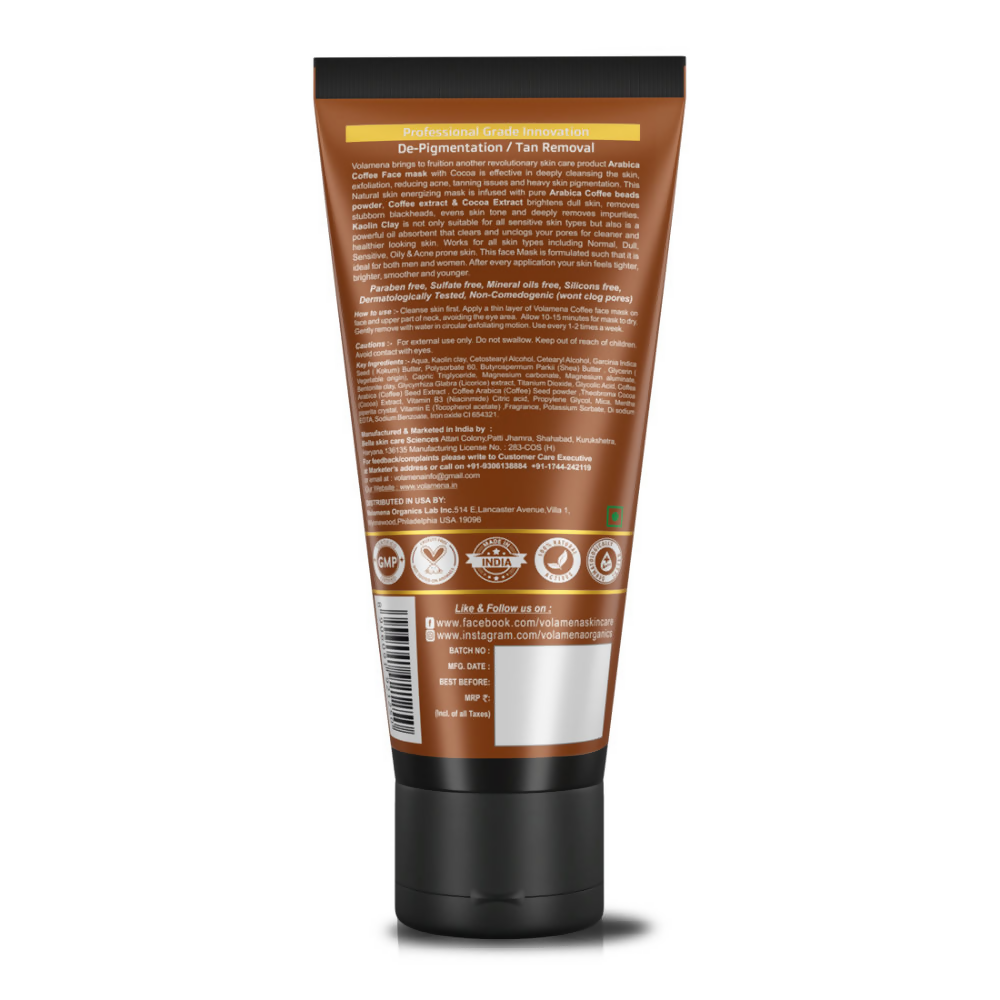 Volamena Coffee Face Mask