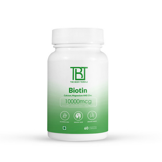 The Body Temple Biotin 10000mcg For Hair Growth and Healthy Skin