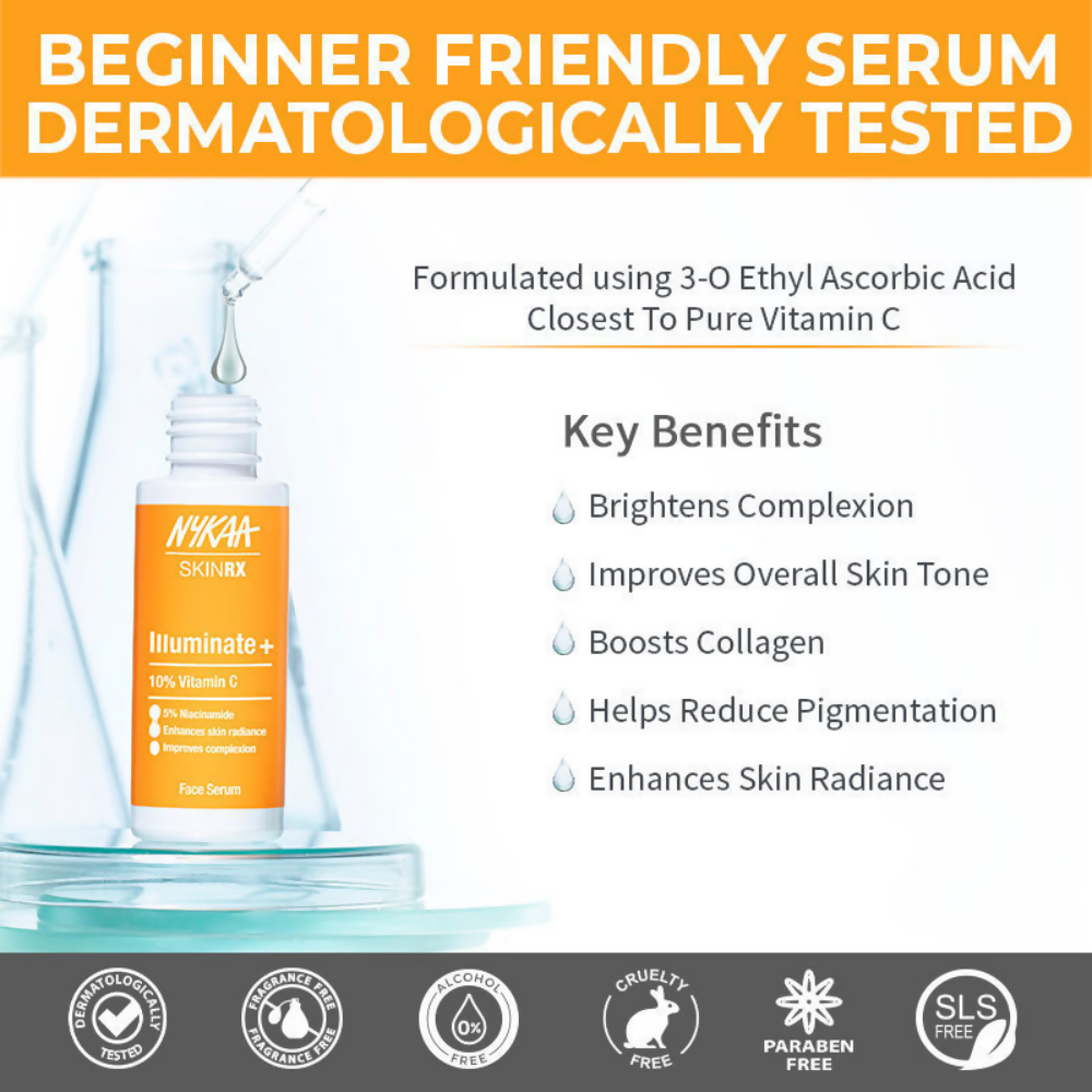 Nykaa SkinRX 10% Vitamin C Face Serum