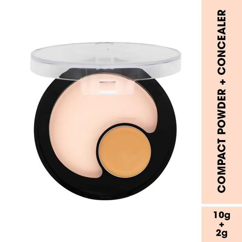 Fashion Colour 2 In 1 Compact Powder and Concealer-Shade 02 (Medium to Light)