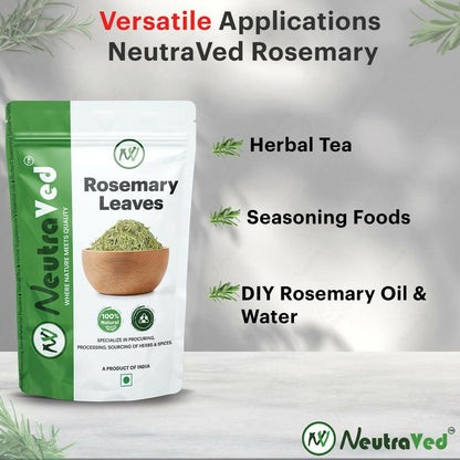 NeutraVed Rosemary Leaves For Hair Growth & Hair Fall Control