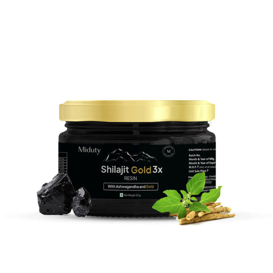 Miduty by Palak Notes SJ Gold 3X Resin with Ashwagandha and Gold
