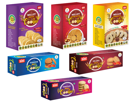 Siri Millets Cookies Combo Pack