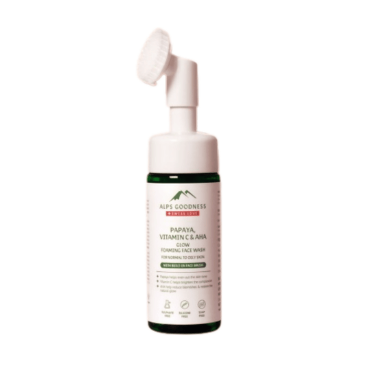Alps Goodness Papaya, Vitamin C & AHA Glow Foaming Face Wash - DrMediCart