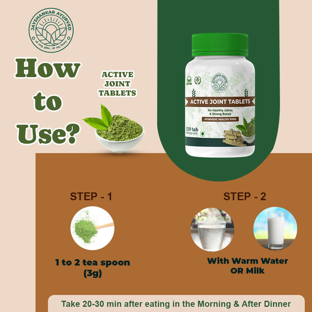 Jayshankar Ayurved Active Joint Tablets