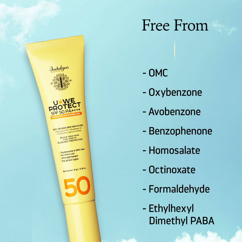 Indulgeo Essentials U-We Protect Hydrating Sunscreen Gel SPF 50 PA++++