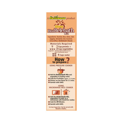 Hallimane Ghee Bisibelebath Mix