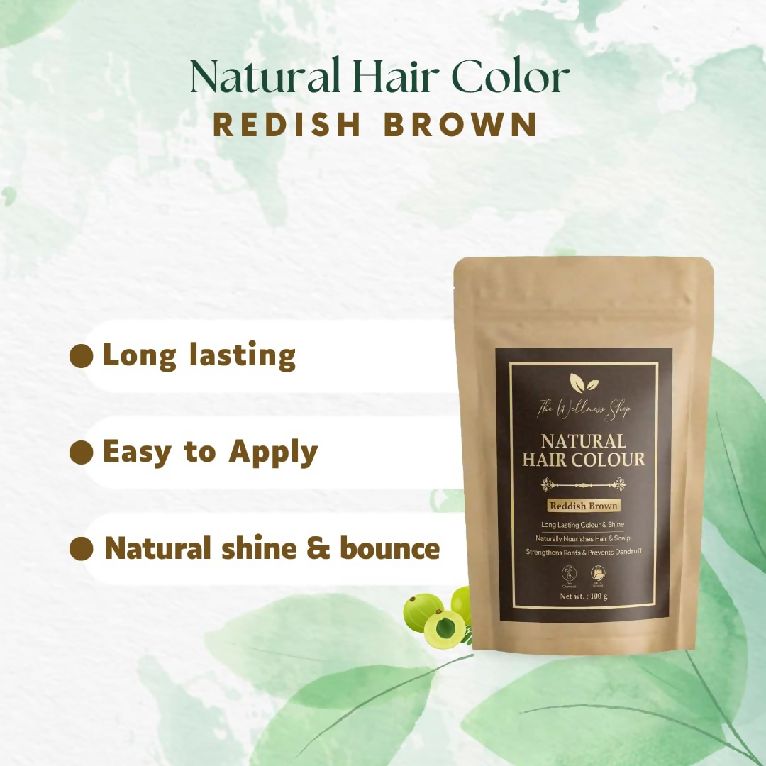 The Wellness Shop Natural Hair Colour - Reddish Brown - Drmedicart