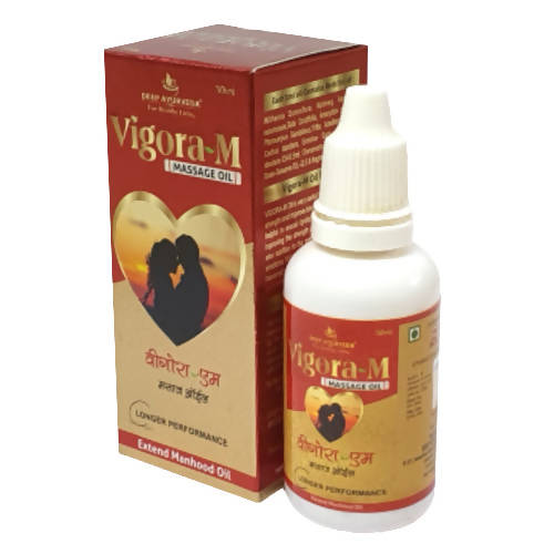 Buy Deep Ayurveda Vigora-M Massage Oil for Men from DrMediCart, Ship from India to USA