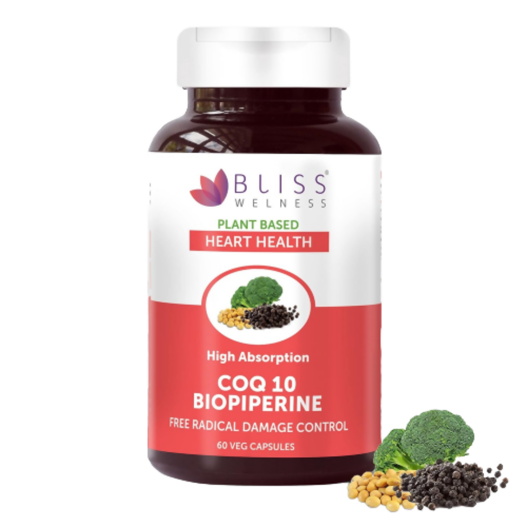 Buy Bliss Welness COQ10 Bio Piperine Capsules from DrMediCart, Ship from India to USA