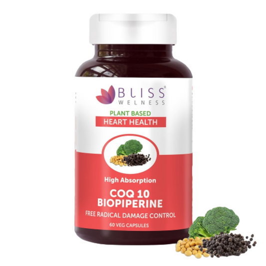 Buy Bliss Welness COQ10 Bio Piperine Capsules from DrMediCart, Ship from India to USA