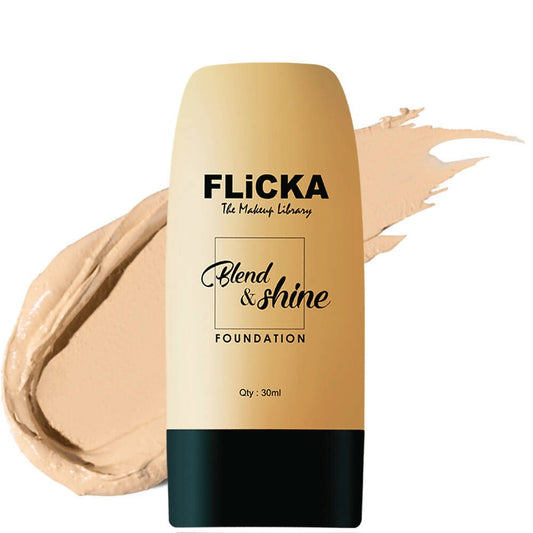 Flicka Blend & Shine Foundation - Walnut