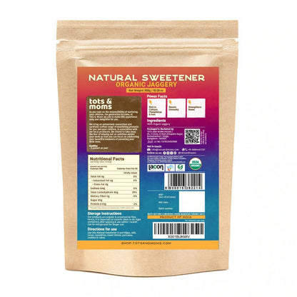 Tots and Moms Organic Natural Jaggery Sweetener