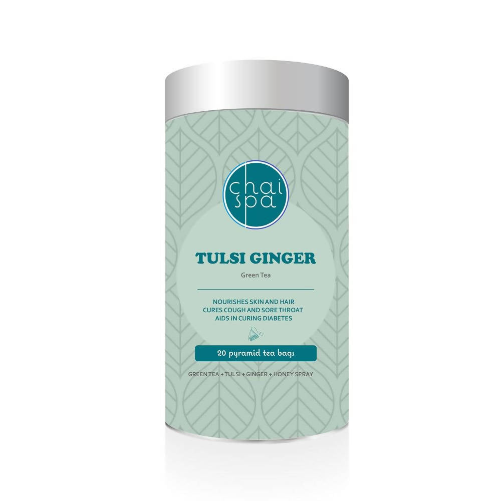Chai Spa Tulsi Ginger Green Tea