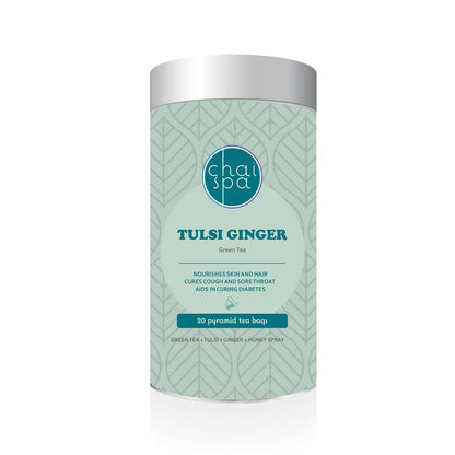 Chai Spa Tulsi Ginger Green Tea