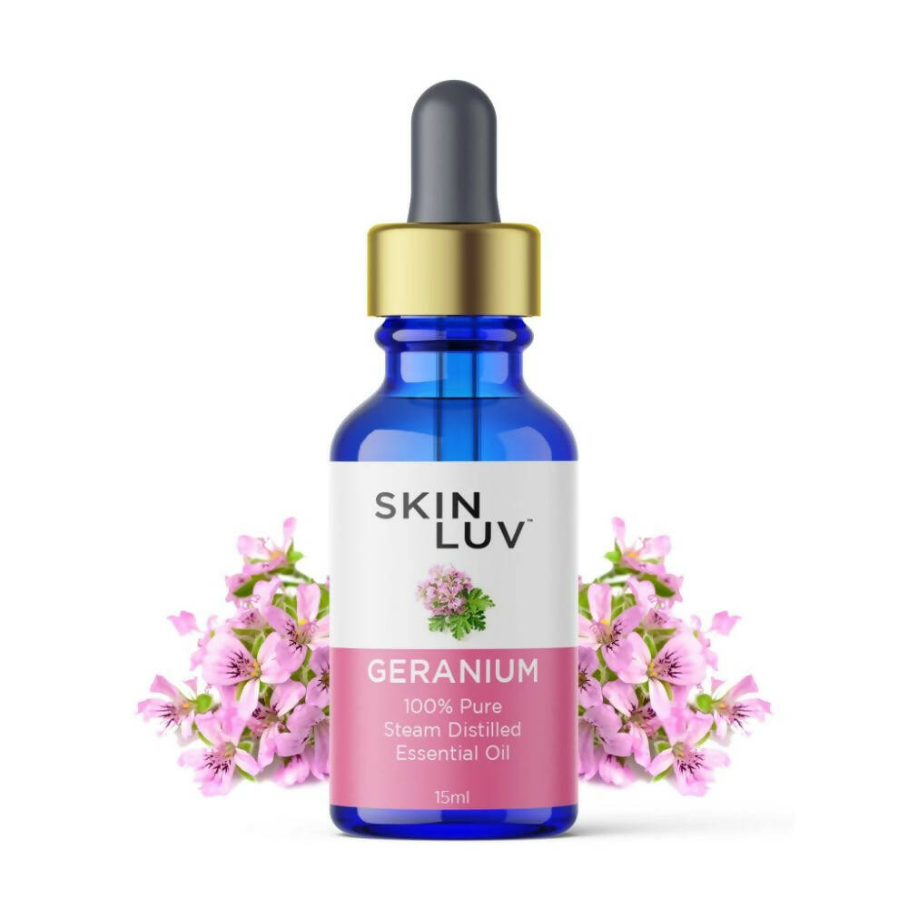 SkinLuv Geranium Pure & Organic Steam Distilled Essential Oil