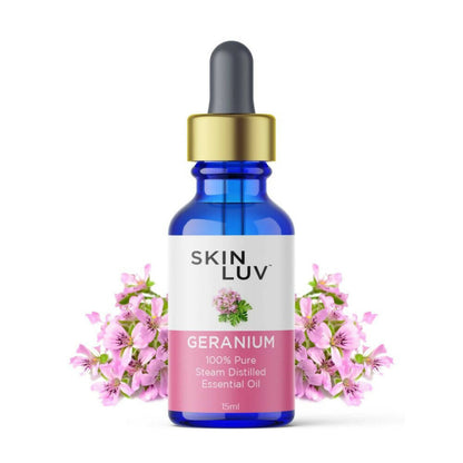 SkinLuv Geranium Pure & Organic Steam Distilled Essential Oil