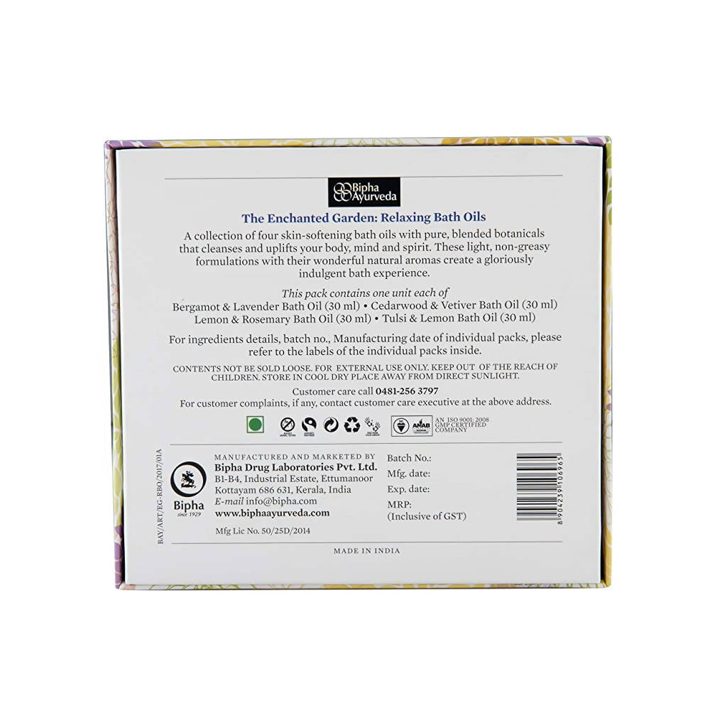 Bipha Ayurveda The Enchanted Garden Bath Oil Combo - DrMediCart