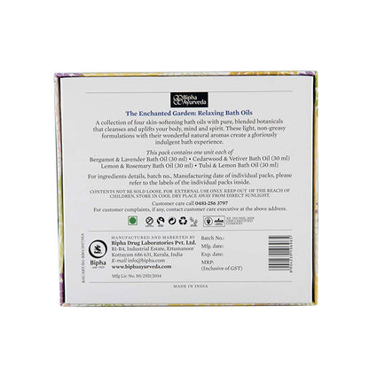 Bipha Ayurveda The Enchanted Garden Bath Oil Combo - DrMediCart